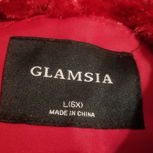 Red jackets faux fur lining girls various sizes - Picture 15 of 15